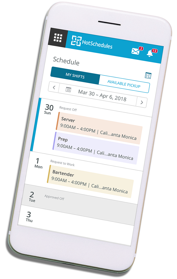 Online Employee Scheduling Software HotSchedules Essentials